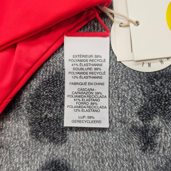 Vuori Dune Bikini Swim Bottom Womens XL red high waisted pocket performance NWT - Picture 4 of 12